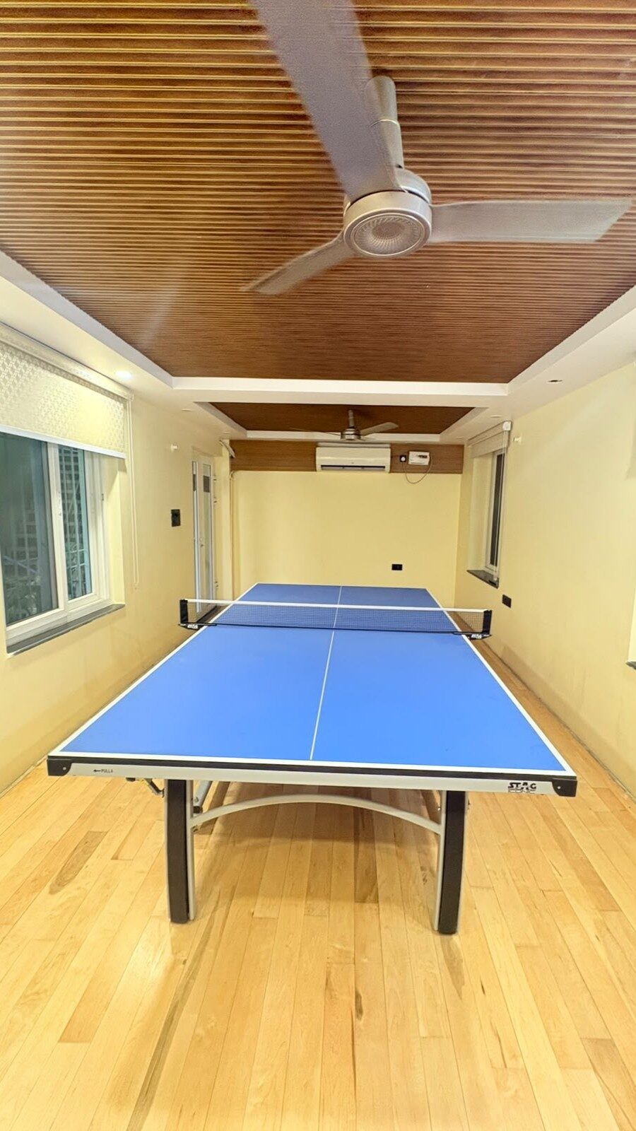 Table Tennis playing area with tournament-standard table at Sports Zone LLP, Patna