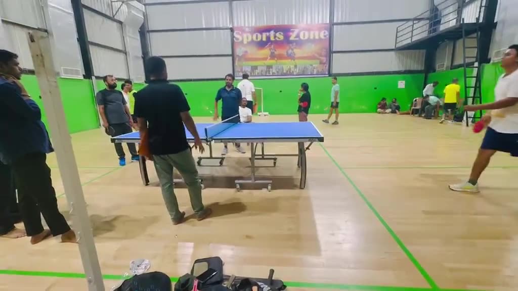 Video from a Badminton and Table Tennis tournament held at the Sports Zone-branded venue, Patna