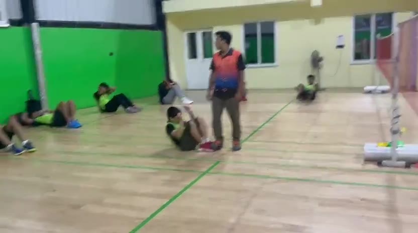 Video of students practicing Yoga poses at Sports Zone LLP, Patna