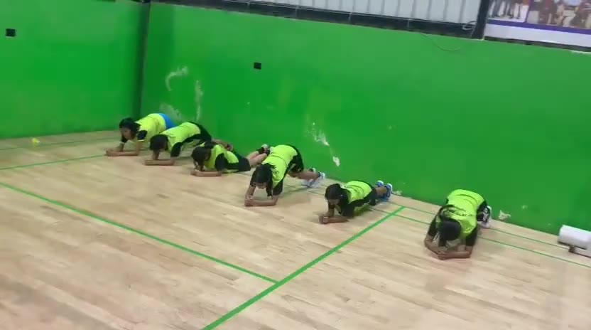 Video of a sunrise Yoga session at Sports Zone LLP, Patna